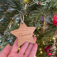 Load image into Gallery viewer, Personalised Christmas Star