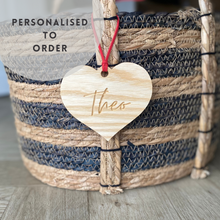 Load image into Gallery viewer, Personalised Valentine's Heart Tag