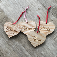 Load image into Gallery viewer, Personalised Valentine's Heart Tag
