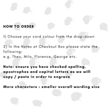 Load image into Gallery viewer, Personalised Valentine's Heart Tag