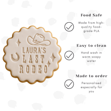Load image into Gallery viewer, Last Rodeo Theme Biscuit Stamp & Cutter Set