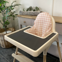 Load image into Gallery viewer, Waterproof and Wipeable Neutral Houndstooth Print