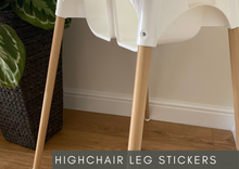 Load image into Gallery viewer, Treated Ash Footrest and Leg Stickers Bundle