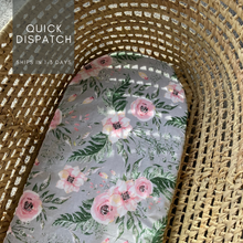 Load image into Gallery viewer, Grey Floral Print