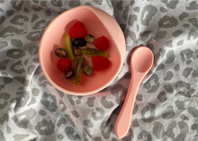 Load image into Gallery viewer, Silicone Suction Bowl and Spoon