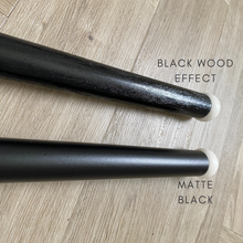 Load image into Gallery viewer, Black Ash Footrest and Leg Stickers Bundle