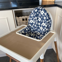 Load image into Gallery viewer, Waterproof and Wipeable Navy Meadow Print