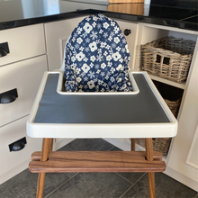 Load image into Gallery viewer, Waterproof and Wipeable Navy Meadow Print