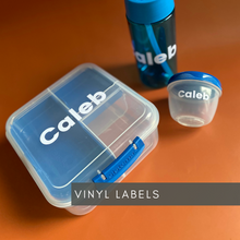 Load image into Gallery viewer, Personalised Vinyl Label Stickers