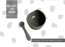 Load image into Gallery viewer, Silicone Suction Bowl and Spoon