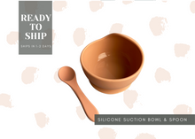 Load image into Gallery viewer, Silicone Suction Bowl and Spoon