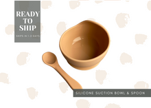 Load image into Gallery viewer, Silicone Suction Bowl and Spoon