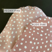 Load image into Gallery viewer, Waterproof and Wipeable Peony Pink Dotty Print