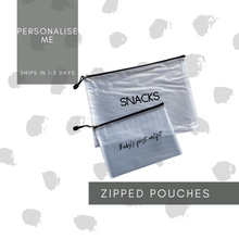 Load image into Gallery viewer, Personalised Zipped Pouches