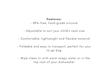 Load image into Gallery viewer, Silicone Baby and Toddler Bib