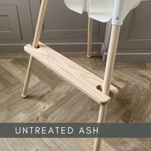 Load image into Gallery viewer, IKEA Antilop Adjustable Wooden Footrest, Untreated Ash Wood, Handmade in UK