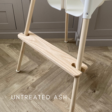 Load image into Gallery viewer, Untreated Ash Footrest and Leg Stickers Bundle