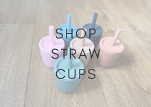 Load image into Gallery viewer, Silicone Straw and Open Cup