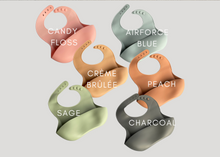 Load image into Gallery viewer, Silicone Baby and Toddler Bib