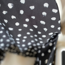 Load image into Gallery viewer, Waterproof and Wipeable Black Dotty Print