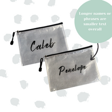 Load image into Gallery viewer, Personalised Zipped Pouches