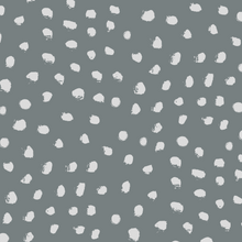 Load image into Gallery viewer, Waterproof and Wipeable Charcoal Dotty Print