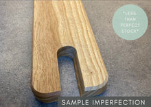Load image into Gallery viewer, ***Less Than Perfect***, Antilop Adjustable Wooden Footrest, Ash Wood, Handmade in UK
