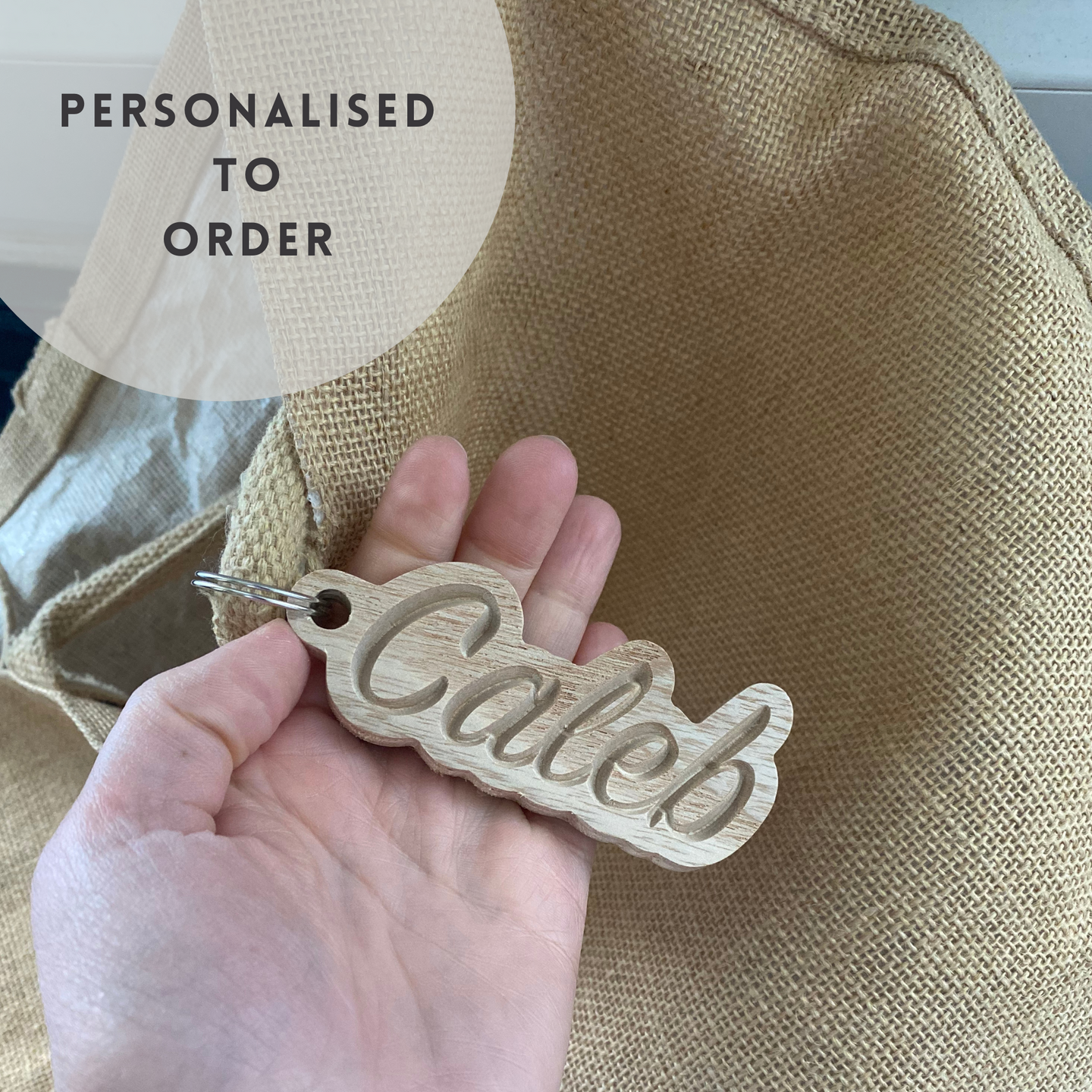 Personalised Name Keyring
