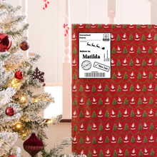 Load image into Gallery viewer, Personalised Nice List Santa Delivery Stickers
