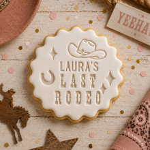 Load image into Gallery viewer, Last Rodeo Theme Biscuit Stamp &amp; Cutter Set
