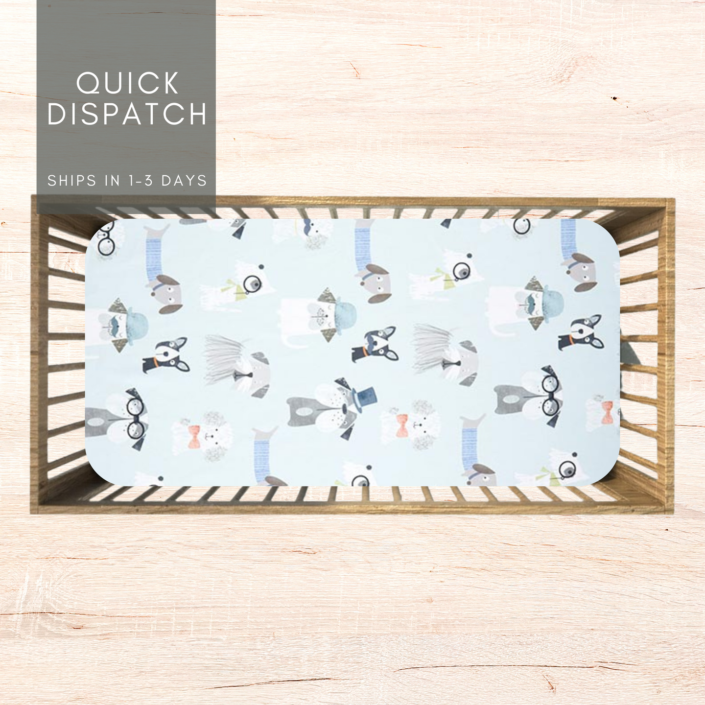 Blue Pooches Print