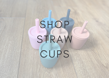 Load image into Gallery viewer, Silicone Straw and Open Cup
