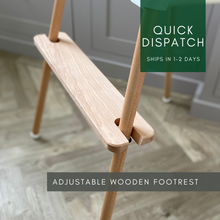 Load image into Gallery viewer, IKEA Antilop Adjustable Wooden Footrest, Beech Wood, Handmade in UK
